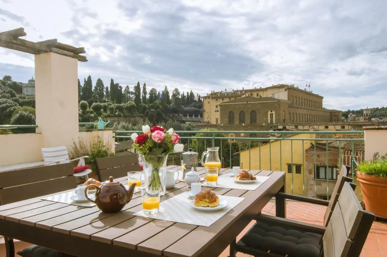 Boboli Garden Terrace Apartment Florence