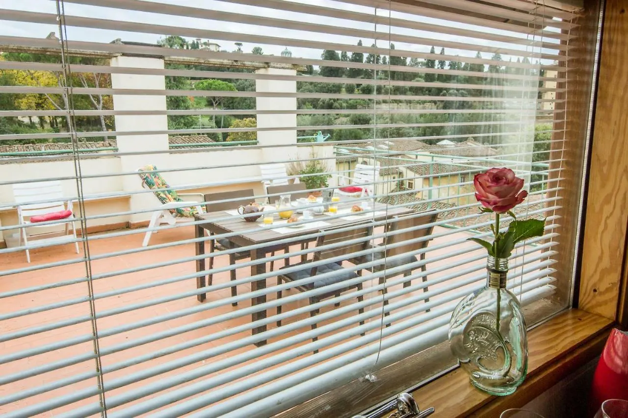 Boboli Garden Terrace Apartment Florence
